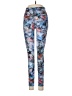 Lululemon Athletica Print Blue Leggings Size 6 - photo 1