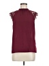 Express 100% Polyester Burgundy Sleeveless Blouse Size M - photo 1