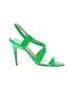 Manolo Blahnik Color Block Green Sandals Size EU 37 1/2 - photo 1