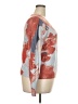 Nic + Zoe Print Blue Pullover Sweater Size XXL - photo 4