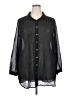 Caffé Marrakesh 100% Polyester Black 3/4 Sleeve Blouse Size 3X - photo 1