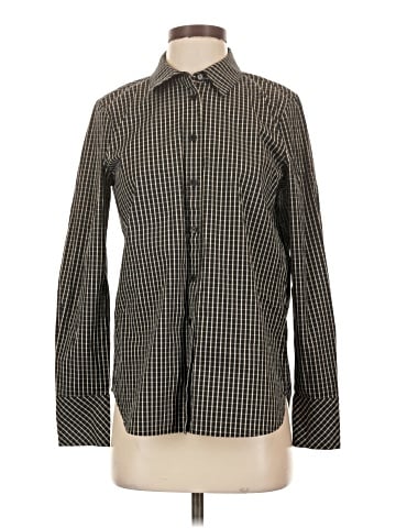 Lafayette 148 New York Long Sleeve Button-Down Shirt (view 1)