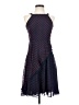 Eva Franco 100% Polyester Polka Dots Blue Cocktail Dress Size 2 - photo 1
