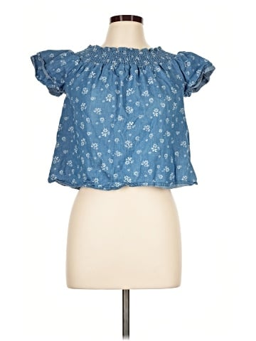 Lily White Short Sleeve Blouse (view 1)