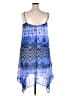 NY Collection 100% Polyester Tie-dye Blue Casual Dress Size XL - photo 2