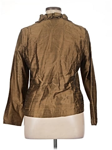 Cachet 3/4 Sleeve Silk Top (view 2)