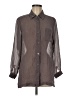 Koret Gray 3/4 Sleeve Button-Down Shirt Size M (estimated) - photo 1