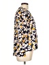 Cooper & Ella 100% Polyester Floral Yellow 3/4 Sleeve Blouse Size Lg (3) - photo 4