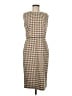 Ann Taylor Houndstooth Tan Casual Dress Size 6 - photo 1
