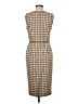 Ann Taylor Houndstooth Tan Casual Dress Size 6 - photo 2
