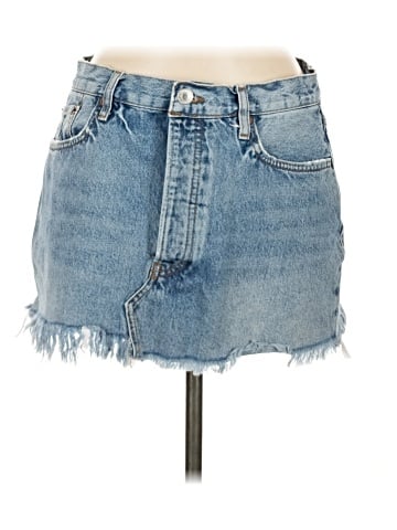 RE/DONE Denim Skirt (view 1)