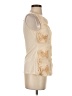 Yoana Baraschi Ivory Sleeveless Blouse Size XS - photo 4