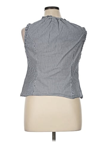 J.Crew Factory Store Sleeveless Button-Down Shirt (view 2)