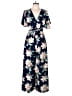 Entro 100% Polyester Blue Casual Dress Size L - photo 1