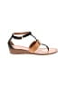 Coach Factory Brown Wedges Size 7 1/2 - photo 1