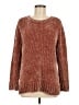 Orvis 100% Polyester Solid Orange Brown Pullover Sweater Size M - photo 1