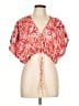 Unbranded 100% Polyester Orange Kimono Size L - photo 1