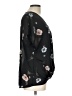 West Kei 100% Polyester Black Short Sleeve Blouse Size L - photo 4