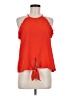 Mine Orange Sleeveless Blouse Size M - photo 1