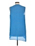 Zac & Rachel 100% Polyester Blue Sleeveless Blouse Size L - photo 2