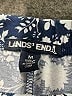 Lands' End Floral Blue Casual Pants Size M - photo 7