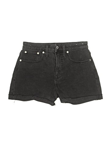 Madewell Curvy High-Rise Denim Shorts in Lunar Wash (view 1)