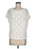 Purejill 100% Cotton White Cardigan Size Med Petite - photo 1