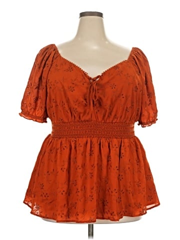 Torrid Short Sleeve Blouse (view 1)