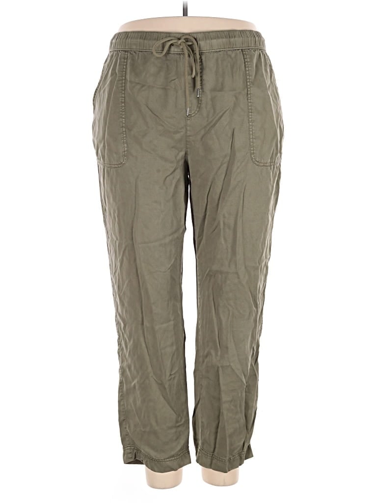 Pre-owned Jones & Co Casual Pants In Green