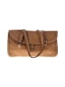 Adrienne Vittadini 100% Leather Solid Tan Leather Shoulder Bag One size - photo 1