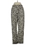 Essentials 100% Cotton Animal Print Ivory Casual Pants Size EU (FR) 36 / US 4 - photo 2