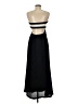 Express Color Block Black Cocktail Dress Size 6 - photo 2