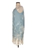 Buttons 100% Cotton Blue Cocktail Dress Size S - photo 5