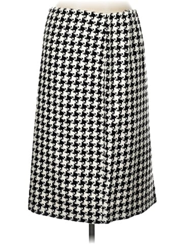 Linda Allard Ellen Tracy Silk Skirt (view 1)