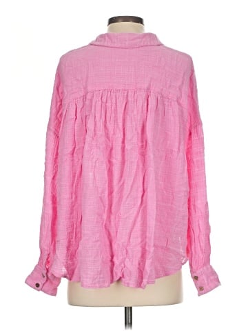 Free People Long Sleeve Button-Down Shirt (view 2)