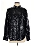 J.Crew Collection 100% Polyester Black Long Sleeve Blouse Size 8 - photo 1