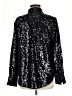 J.Crew Collection 100% Polyester Black Long Sleeve Blouse Size 8 - photo 2