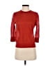 Vince. 100% Cotton Red 3/4 Sleeve Top Size XS - photo 1
