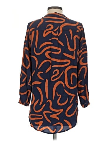 Amour Vert 3/4 Sleeve Silk Top (view 2)