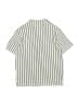 Zara Stripes Ivory Short Sleeve Button-Down Shirt Size 13 - 14 - photo 2