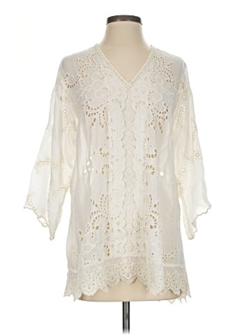 Johnny Was 3/4 Sleeve Blouse (view 1)