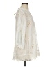 Johnny Was 100% Cupro Ivory 3/4 Sleeve Blouse Size S - photo 4