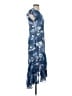 Tommy Hilfiger 100% Polyester Paisley Blue Casual Dress Size 4 - photo 4