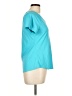 Old Navy 100% Polyester Teal Active T-Shirt Size L - photo 4