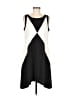 MSK Color Block Black Casual Dress Size M - photo 1