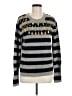 Juicy Couture Stripes Gray Pullover Sweater Size M - photo 1
