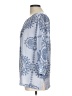 Paraphrase 100% Polyester Blue 3/4 Sleeve Blouse Size L - photo 5