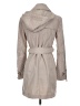 Kenneth Cole New York 100% Polyester Gray Trenchcoat Size XS - photo 2