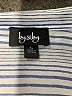 By & By 100% Polyester Stripes Blue 3/4 Sleeve Blouse Size XL - photo 7