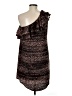 Apt. 9 100% Polyester Animal Print Brown Cocktail Dress Size M - photo 2